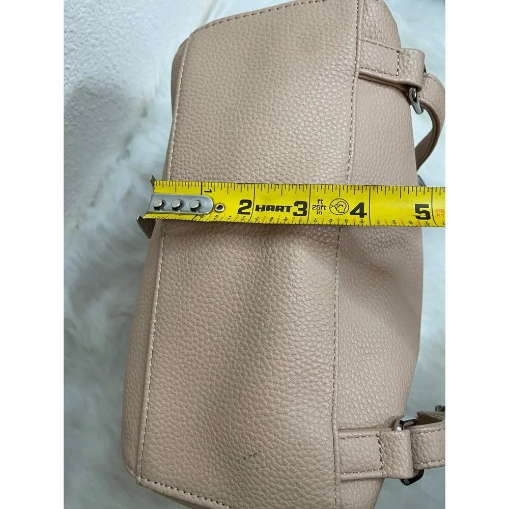 Nanette Lepore Pebbled Vegan Leather Backpack Light Pink
